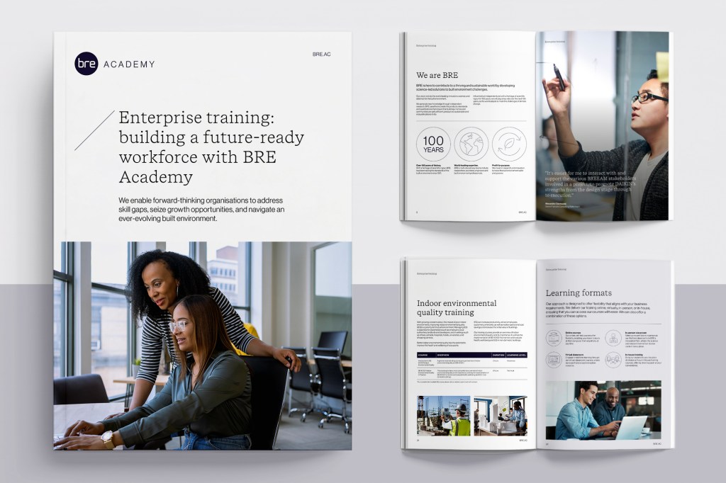 Training brochure for skills training